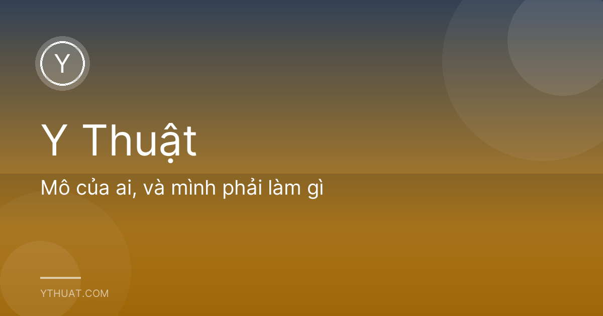 Mô của ai, và mình phải làm gì